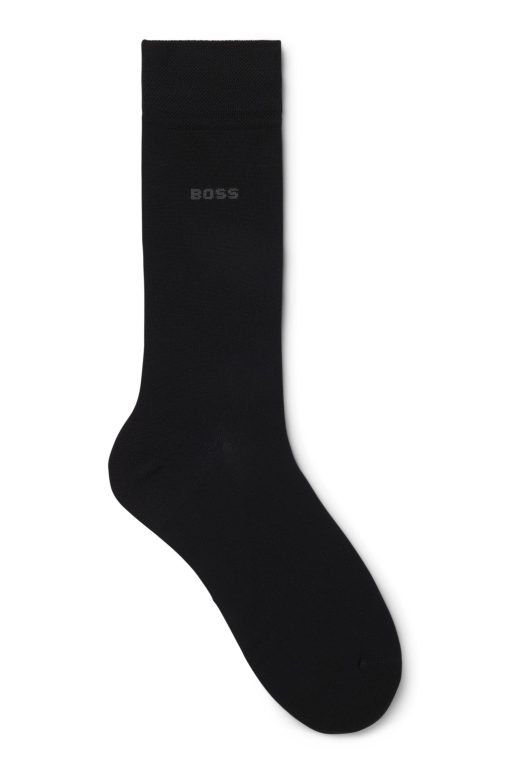 Hugo Boss Socks-Regular-length socks in a bamboo-viscose blend-boss outlet