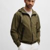 Hugo Boss Jackets and Coats-Reversible Harrington jacket in virgin wool and silk-hugo boss store 4