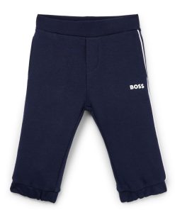 Hugo Boss-Kids’ tracksuit bottoms with logo print-boss outlet