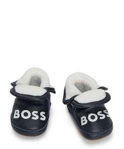 Hugo Boss-Gift-boxed leather slippers for babies-hugo boss near me 2