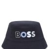 Hugo Boss-Gift-boxed hat and slipper set for babies-boss store 4