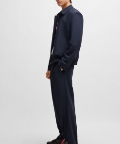 Hugo Boss Suits-Modern-fit suit in performance-stretch cloth-hugo 2