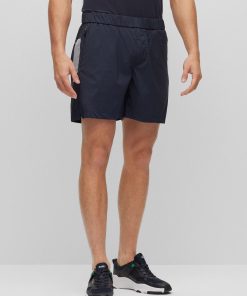 Hugo Boss Pants-Slim-fit shorts in water-repellent stretch fabric-hugo boss store