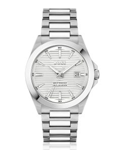 Hugo Boss Watches-Brushed-and-polished stainless-steel watch with grooved dial-boss hugo