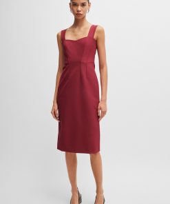 Hugo Boss Dresses-Extra-slim-fit dress in performance-stretch fabric-hugo boss sale 2