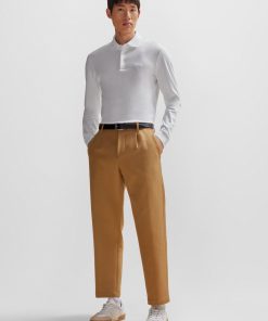 Hugo Boss-Straight-fit trousers in cotton-hugo by hugo boss 2