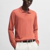 Hugo Boss Sweaters and Cardigans-Structured-silk sweater in a regular fit-hugo boss store 3