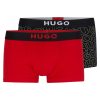 Hugo Boss Underwear-Three-pack of stretch-cotton trunks with logo waistbands-hugo 4