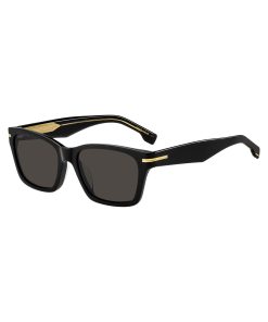 Hugo Boss Eyewear-Black-acetate sunglasses with gold-tone hinges-boss hugo