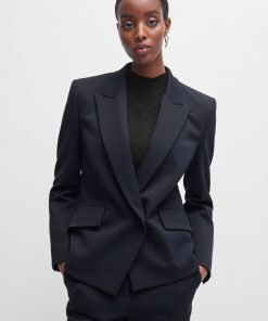 Hugo Boss Tailored Jackets-Regular-fit jacket in stretch twill-boss near me