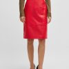 Hugo Boss Skirts-Pencil skirt in lustrous leather-hugoboss 3