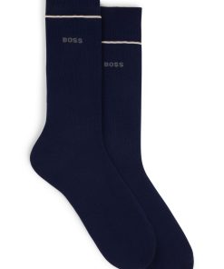 Hugo Boss-Two-pack of regular-length performance-stretch socks-hugo