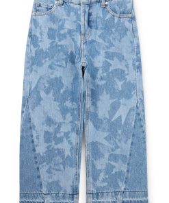 Hugo Boss-Kids’ relaxed-fit jeans in star-print cotton denim-hugo