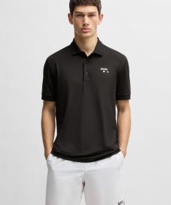 Hugo Boss-Paddy stretch-piqué polo shirt with logo detail-boss outlet