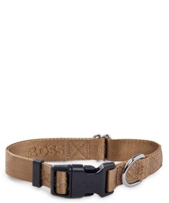 Hugo Boss Dog Accessories-Dog collar with jacquard logo detailing-hugo by hugo boss