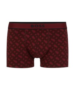 Hugo Boss Underwear-Seasonal-print trunks in cotton with stretch-hugo