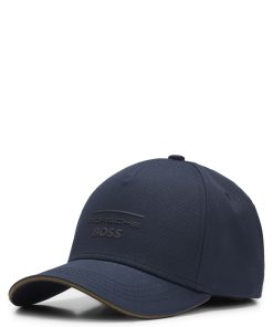 Hugo Boss-Porsche x BOSS cotton-twill cap with collaborative branding-hugo by hugo boss