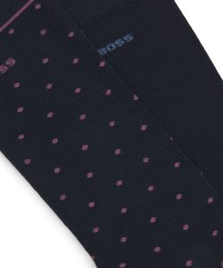 Hugo Boss Socks-Two-pack of regular-length socks with logo details-hugo boss sale 2