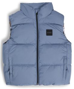 Hugo Boss-Kids’ water-repellent padded gilet with logo details-boss store 2