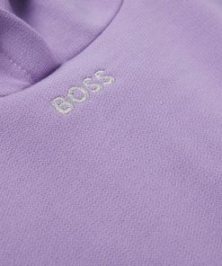 Hugo Boss-Kids’ oversize-fit hoodie with embroidered logo-boss store near me 2