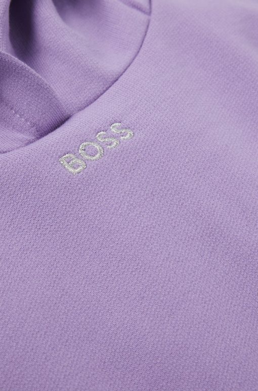 Hugo Boss-Kids' oversize-fit hoodie with embroidered logo-boss store near me - Image 2