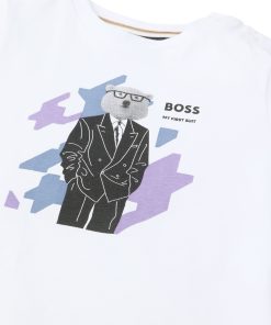 Hugo Boss-Kids’ T-shirt in cotton with new-season artwork-hugo boss store 2