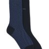 Hugo Boss Socks-Two-pack of regular-length socks with logo details-hugo boss near me 4