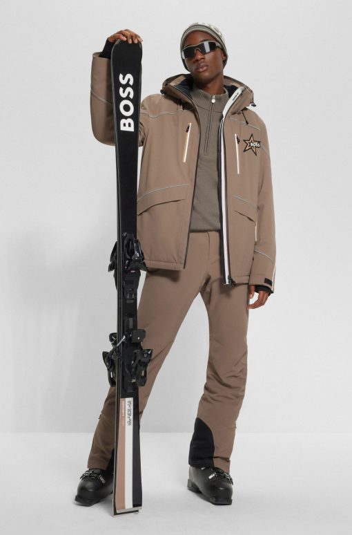 Hugo Boss Jackets and Coats-BOSS x Perfect Moment hooded down ski jacket with special branding-hugo boss store near me - Image 2