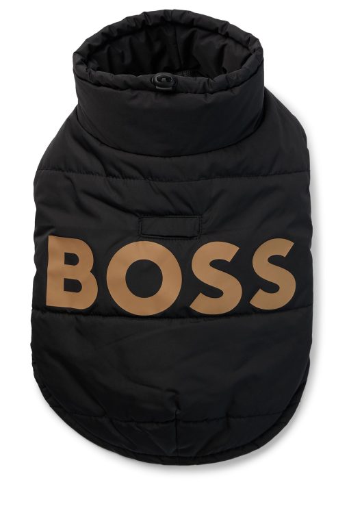 Hugo Boss Dog Accessories-Dog padded jacket with contrast logo-boss store near me