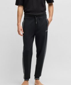 Hugo Boss Sweatshirts and Jogging Pants-Tracksuit bottoms with contrast piping-boss store near me