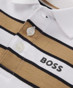 Hugo Boss-Kids’ long-sleeved polo shirt with stripes and logo-hugo boss outlet 2