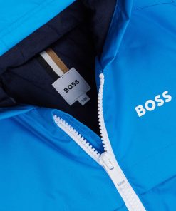 Hugo Boss-Kids’ color-block windbreaker with appearing monogram print-boss outlet