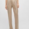 Hugo Boss-Knitted trousers in wool and cashmere-hugo 4