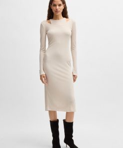 Hugo Boss Dresses-Two-in-one dress with layered effect-hugo boss sale