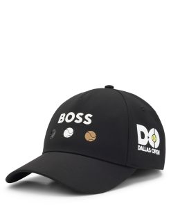 Hugo Boss-Logo-detailed cap in stretch nylon-hugo