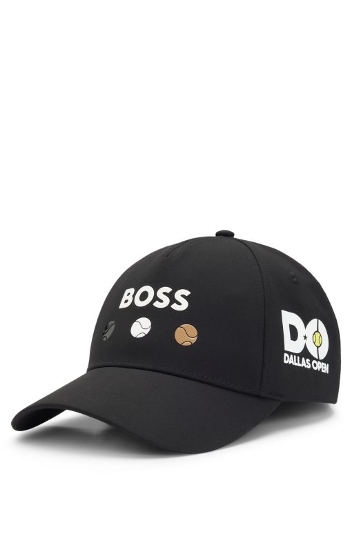 Hugo Boss-Logo-detailed cap in stretch nylon-hugo