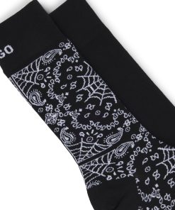 Hugo Boss Socks-Two-pack of regular-length socks in cotton-hugo boss store near me 2