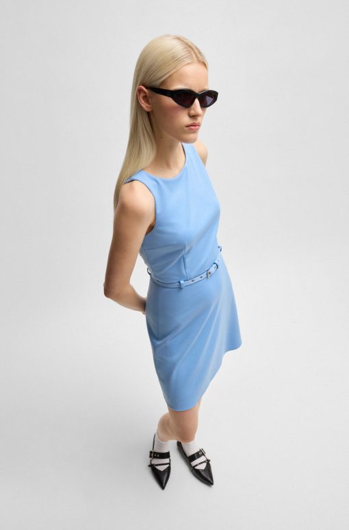 Hugo Boss Dresses-A-line dress with buckled belt-boss store - Image 2