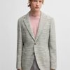 Hugo Boss Sport Coats-BOSS SELECTED BY BECKHAM patterned wool-blend suit jacket-hugo boss outlet 3