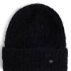 Hugo Boss Hats and Gloves-Ribbed beanie hat with embroidered handwritten logo-hugo boss store 4