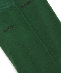 Hugo Boss Socks-Two-pack of regular-length socks in stretch cotton-hugo 2