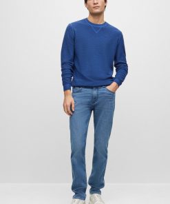 Hugo Boss Pants-Slim-fit jeans in blue comfort-silk denim-boss outlet 2