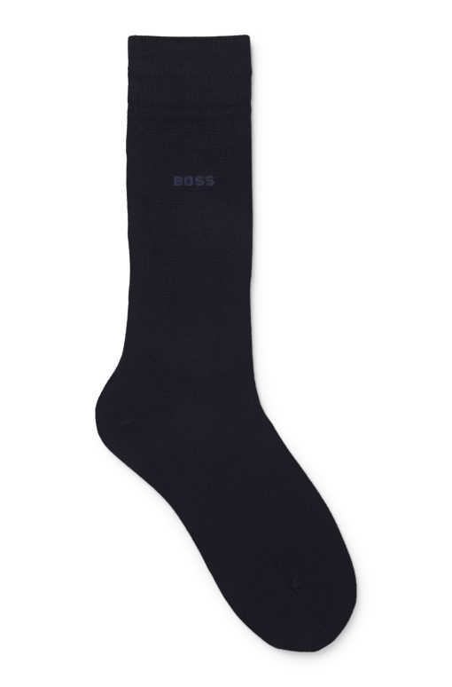 Hugo Boss Socks-Regular-length socks in a bamboo-viscose blend-boss store