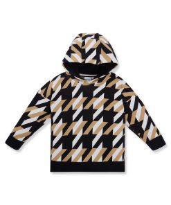 Hugo Boss-Kids’ hoodie with signature all-over pattern-boss outlet