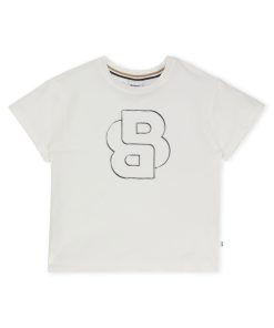 Hugo Boss-Kids’ T-shirt in stretch cotton with Double B monogram-boss near me