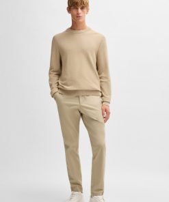 Hugo Boss-Slim-fit trousers in washable stretch cotton-hugo boss near me 2