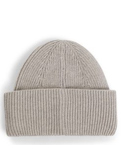 Hugo Boss Hats and Gloves-Ribbed beanie hat with signature-stripe trim-hugoboss 2