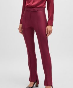 Hugo Boss Pants-Skinny-leg trousers in performance-stretch fabric-boss outlet