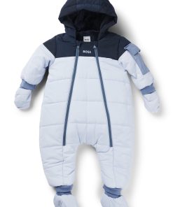 Hugo Boss-Baby snowsuit with faux-fur lining and logo details-boss hugo 2