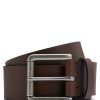 Hugo Boss Belts-Leather belt with logo-stamped keeper-hugo 4